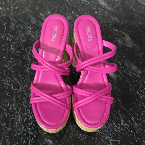 BRAND NEW MICHEAL KORS CORRINE STRAPPY ESPADRILLE PLAFIORM SANDAL - Picture 2 of 15